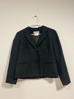 Norton McNaughton Black Women's Tailored Blazer